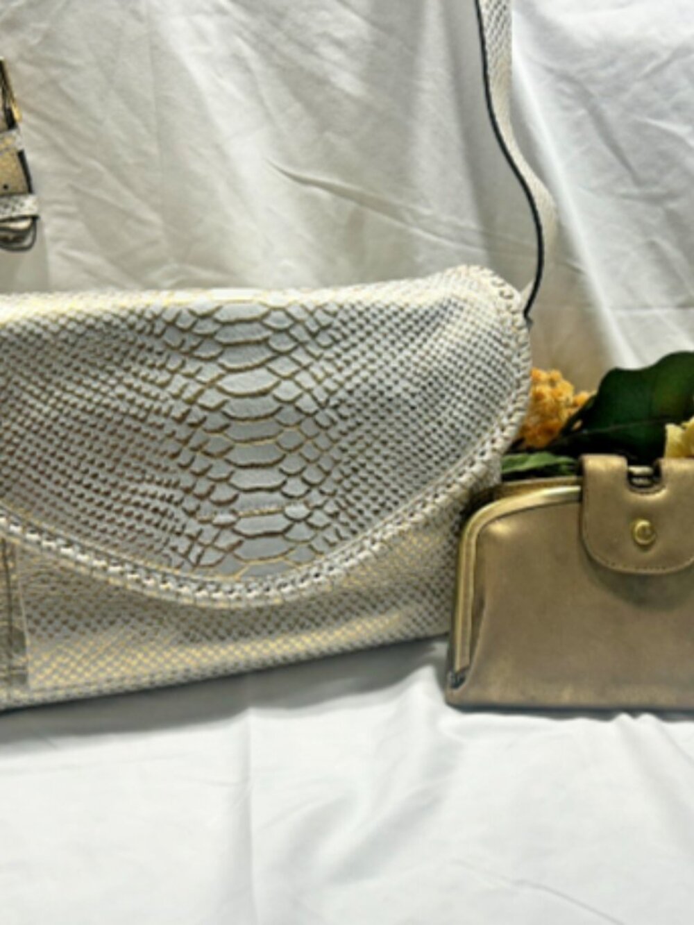 EUC Aimee Kestenberg Leather Crossbody with EUC Hobo Int. Alice Wallet